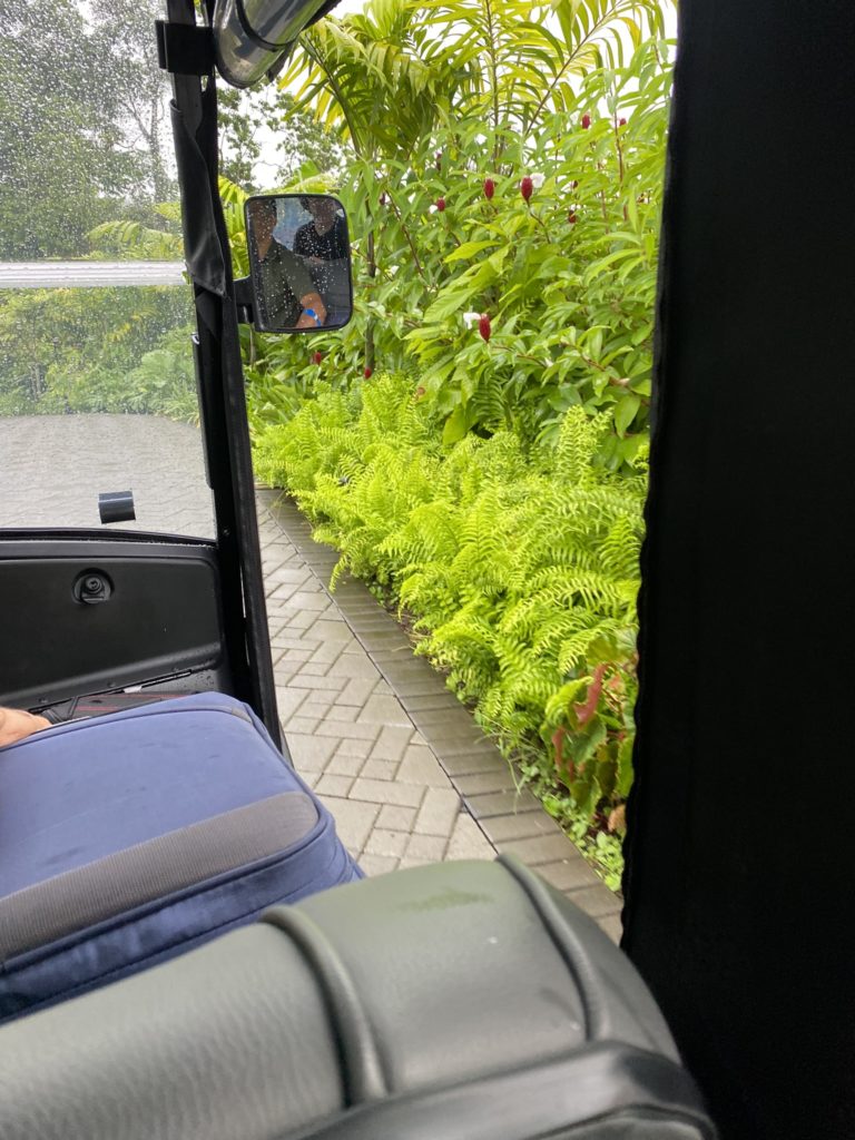 a view from inside of a vehicle