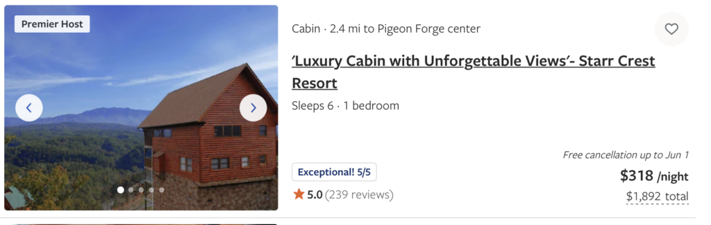 a screenshot of a log cabin