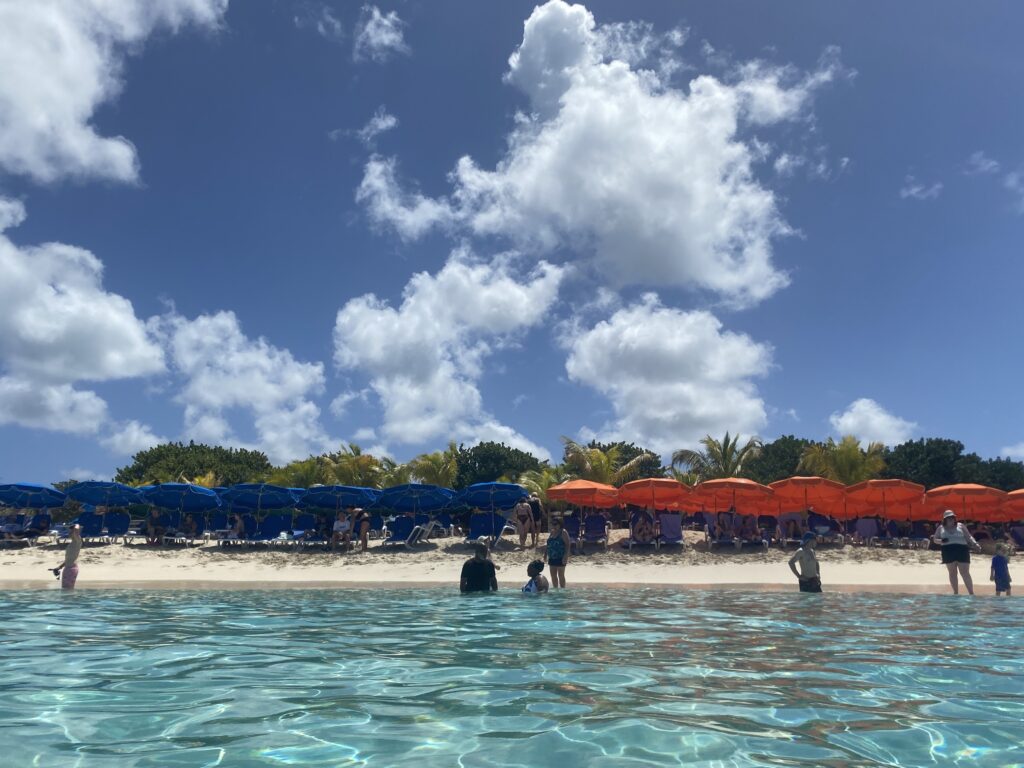 people in a body of water