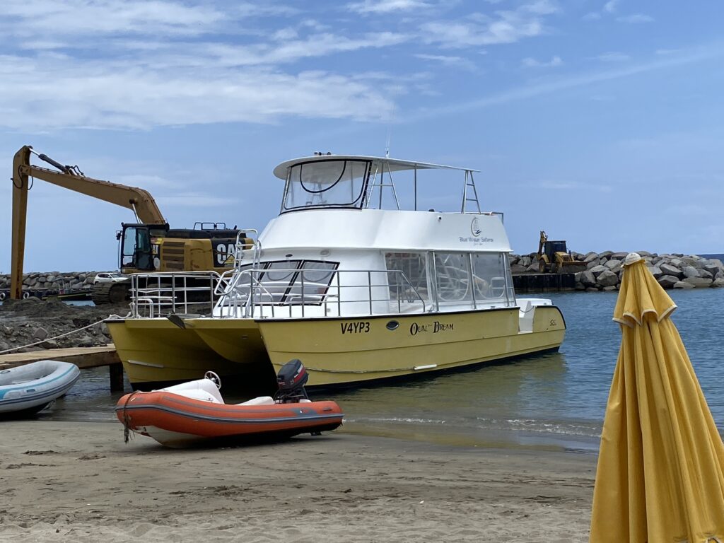 a boat on the water