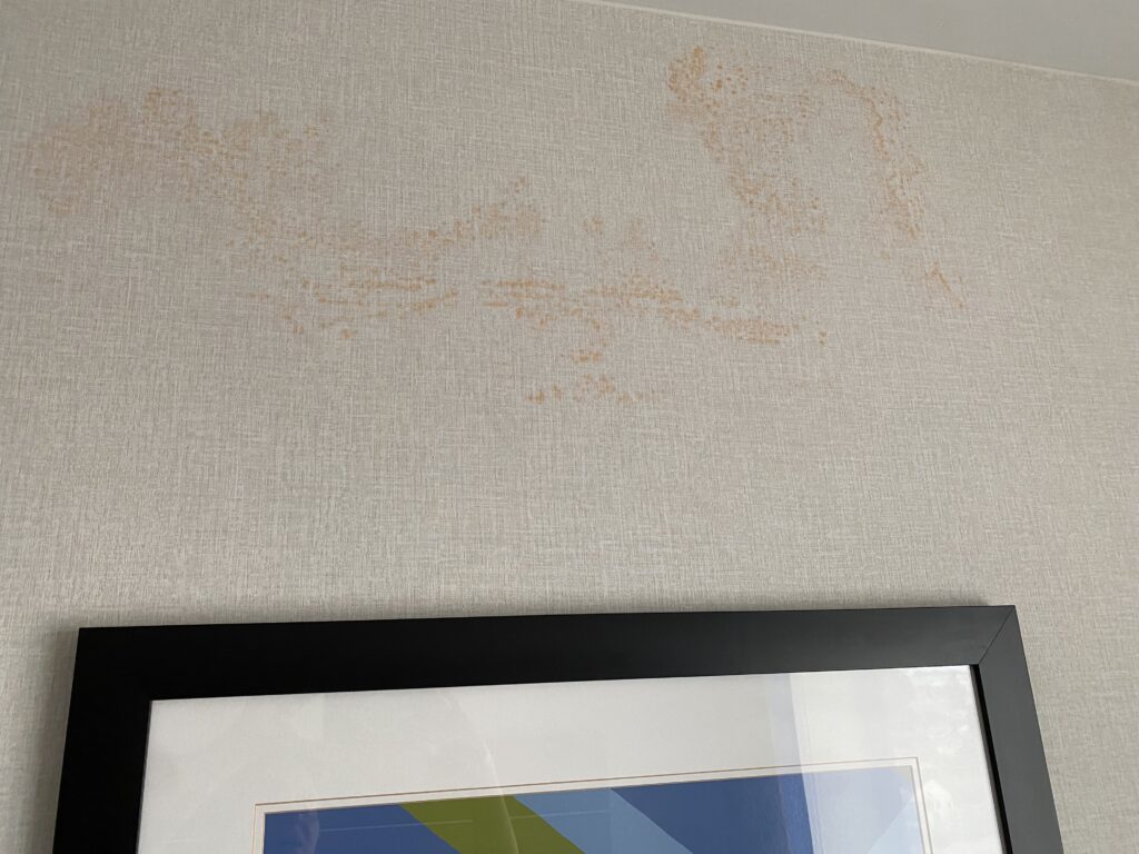 a picture frame on a wall