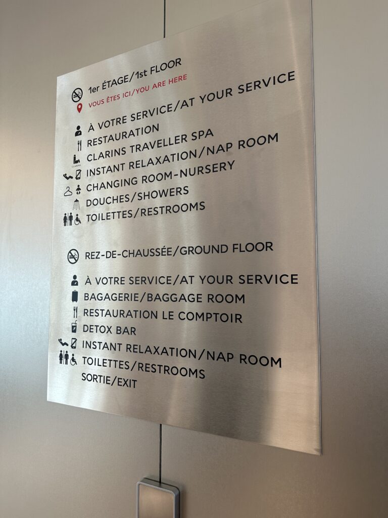 a sign on a wall