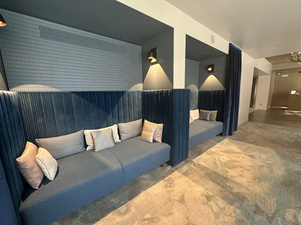 a couches in a room