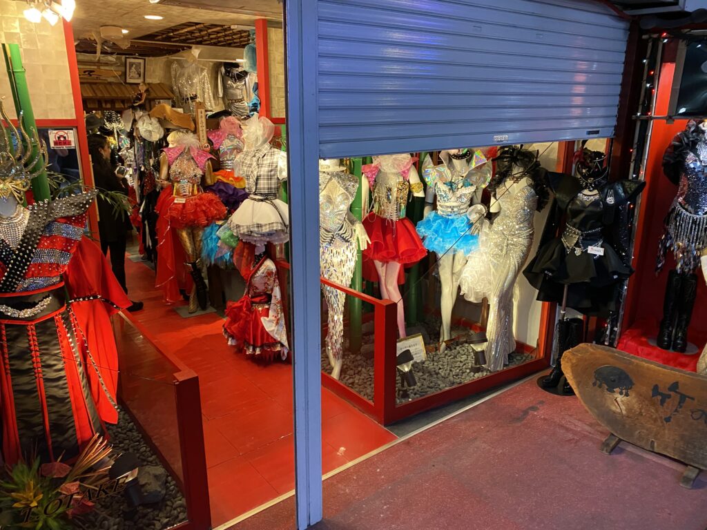 a store with mannequins in a store