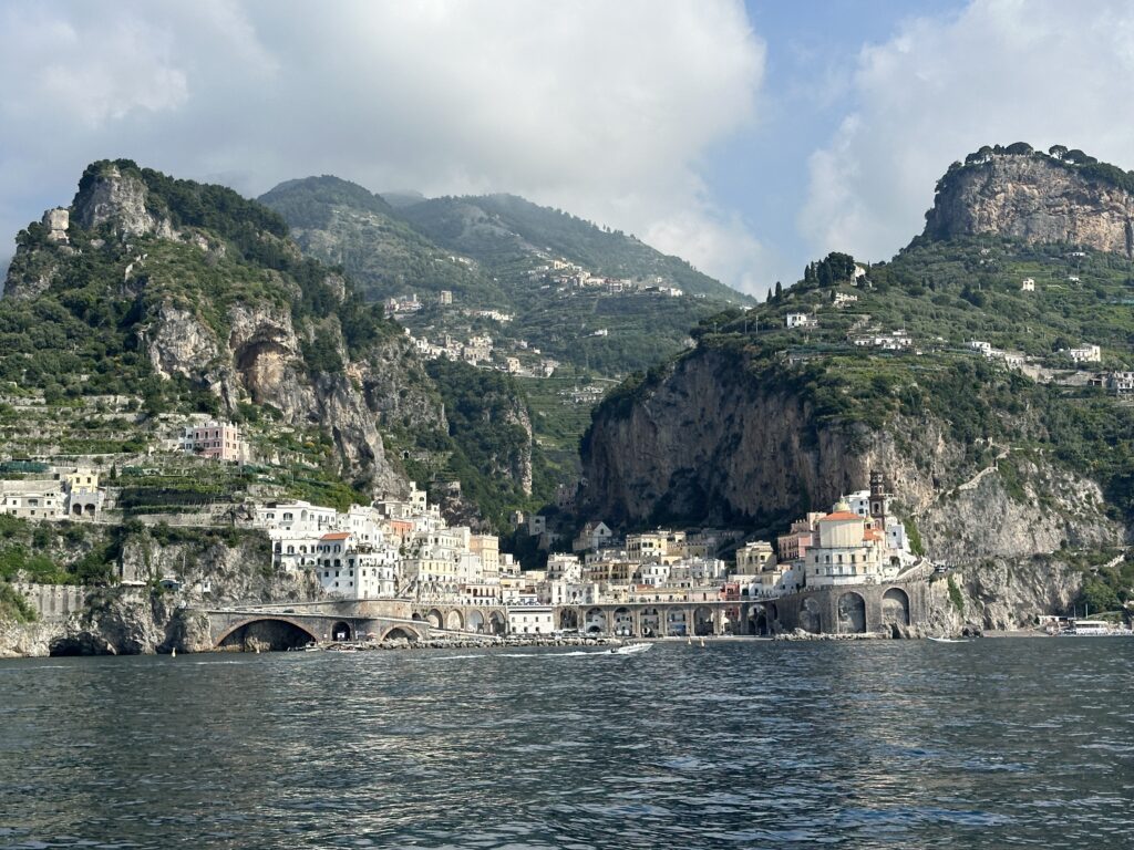a city on the side of a mountain