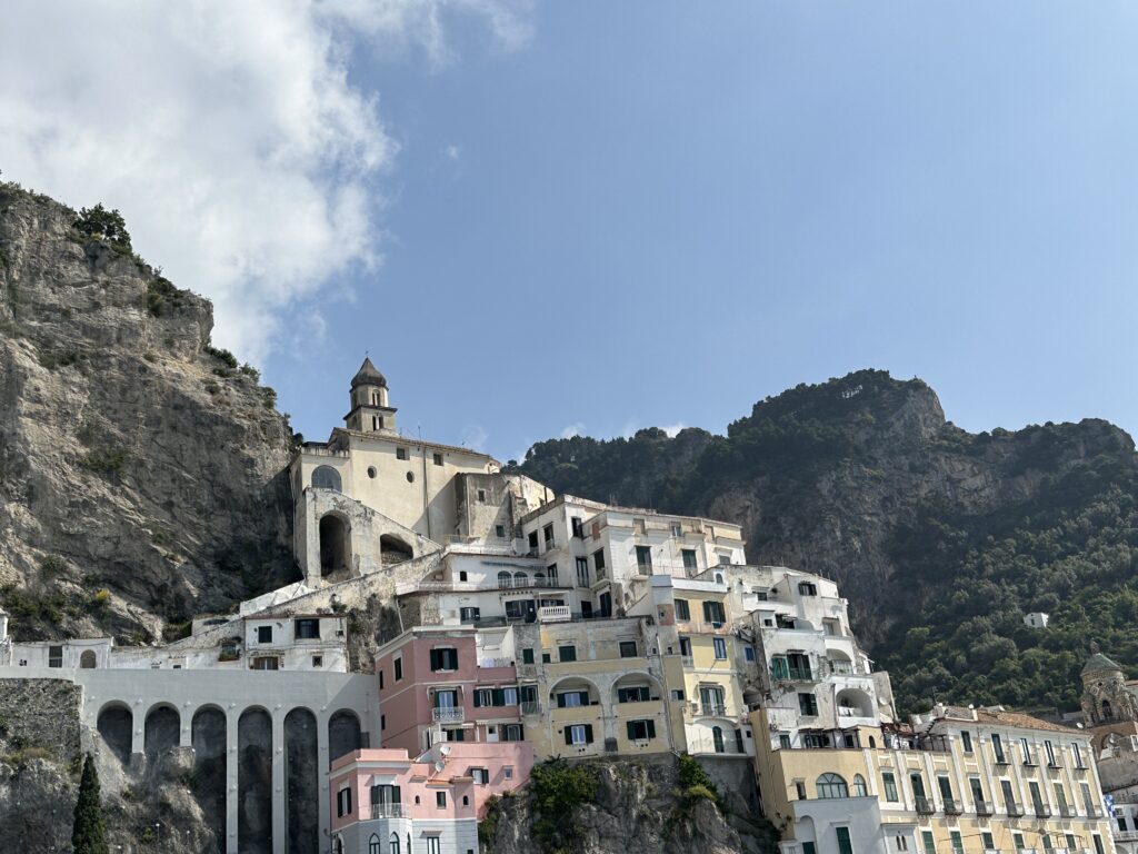 a building on a hill