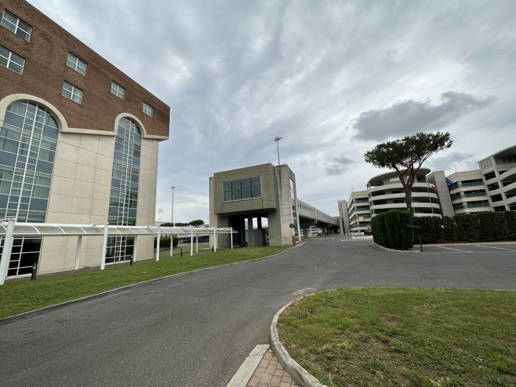 a road leading to a building