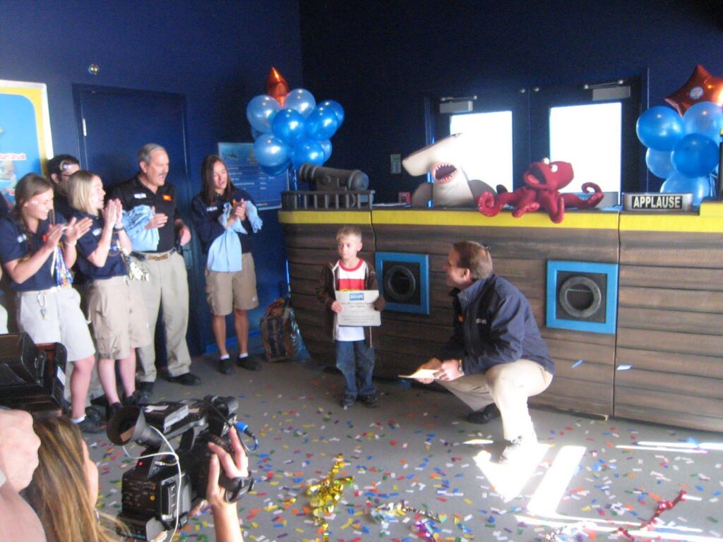 a group of people celebrating a birthday