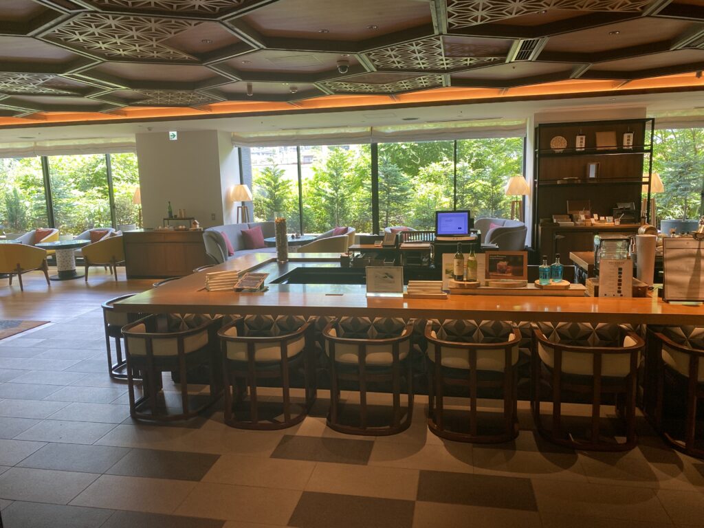 a room with a large table and chairs