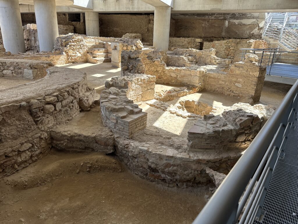 a ruins of a building