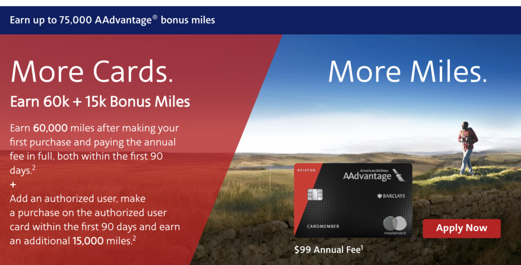 a credit card with a picture of a field and a blue sky