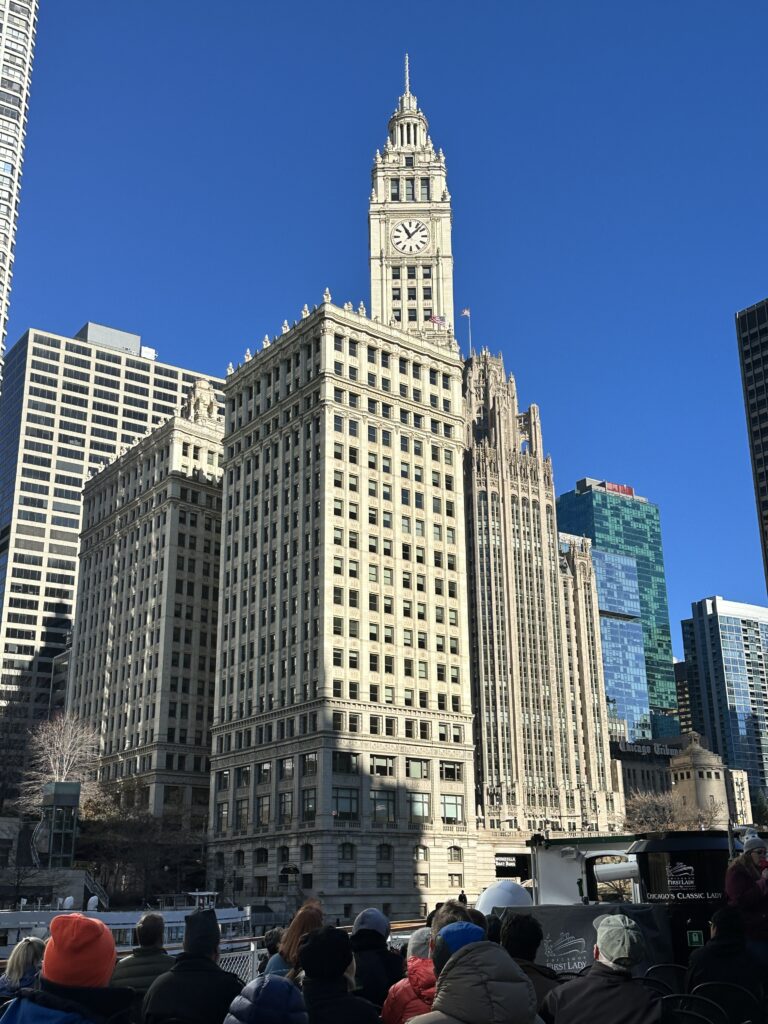 a large building with a clock tower