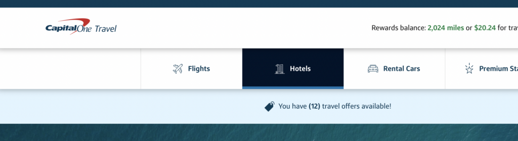 a screenshot of a travel website