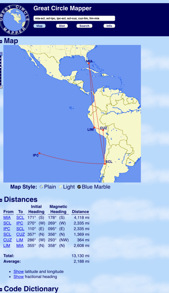 a map of the south america