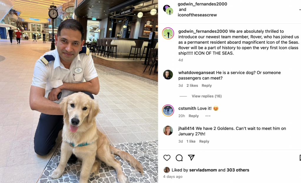 a man sitting with a dog