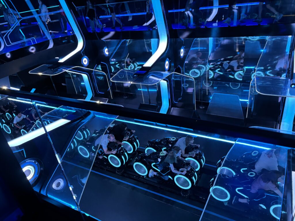 people on a machine
