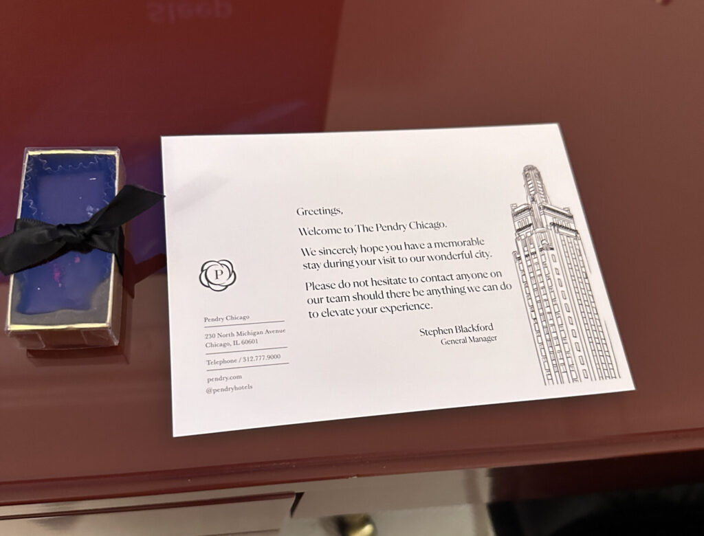 a paper and a box on a desk