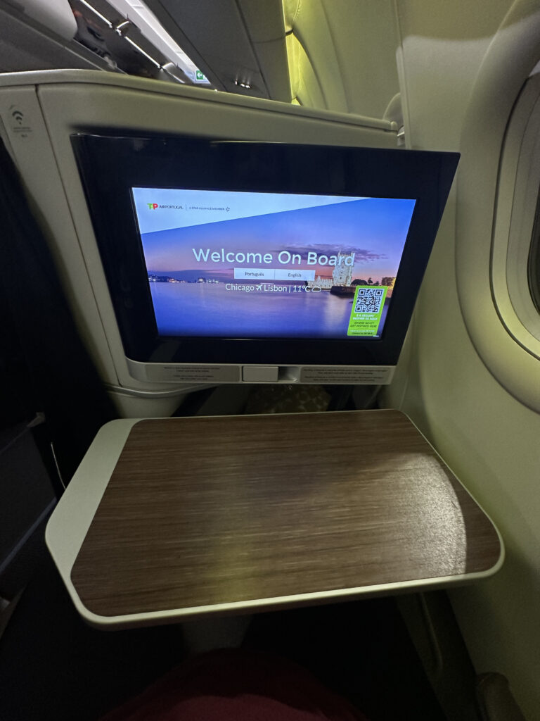 a tv on a table