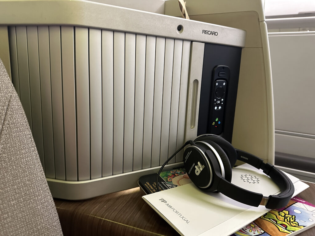 a headphones on a book