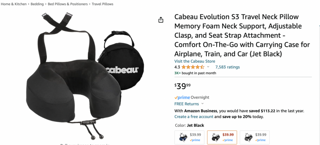 a black bag with a strap attached to it