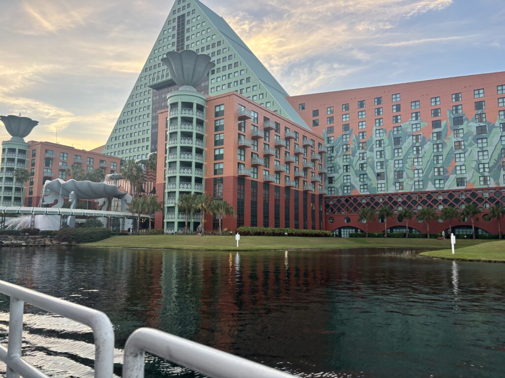 a building with a pyramid shaped roof