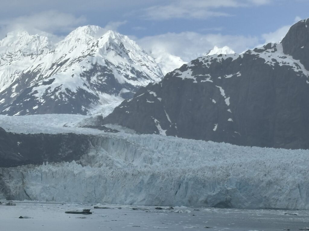 a glacier in the water