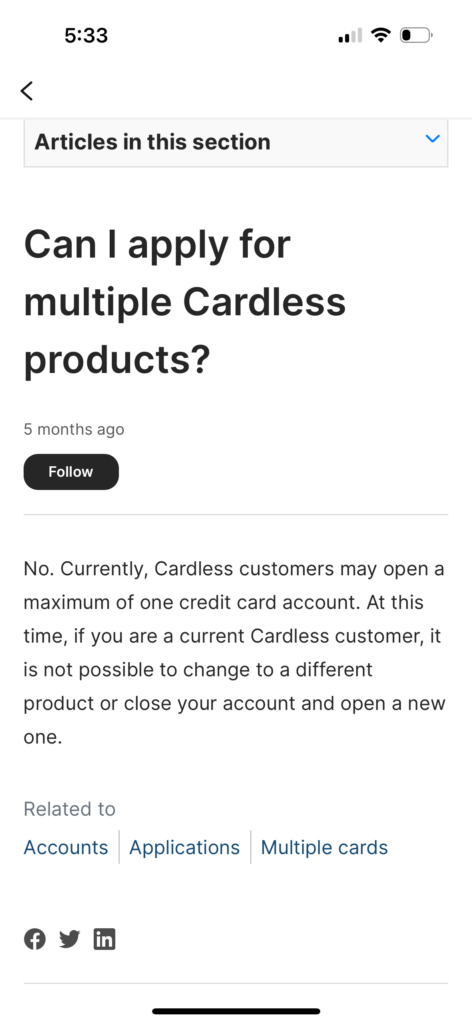a screenshot of a credit card