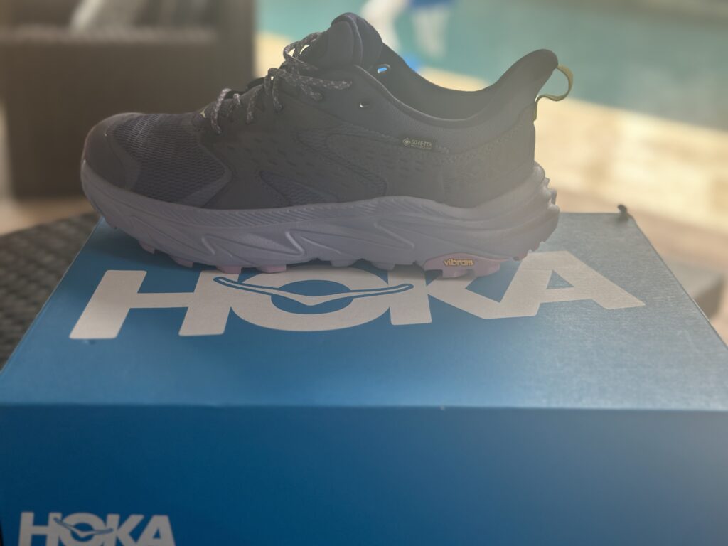 a shoe on a box