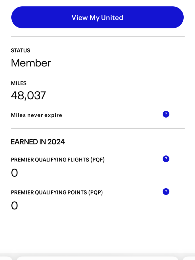 a screenshot of a flight status