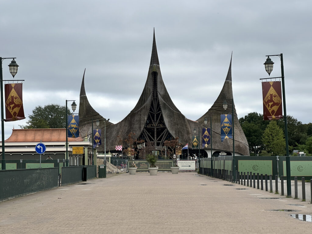 Efteling with a pointed roof