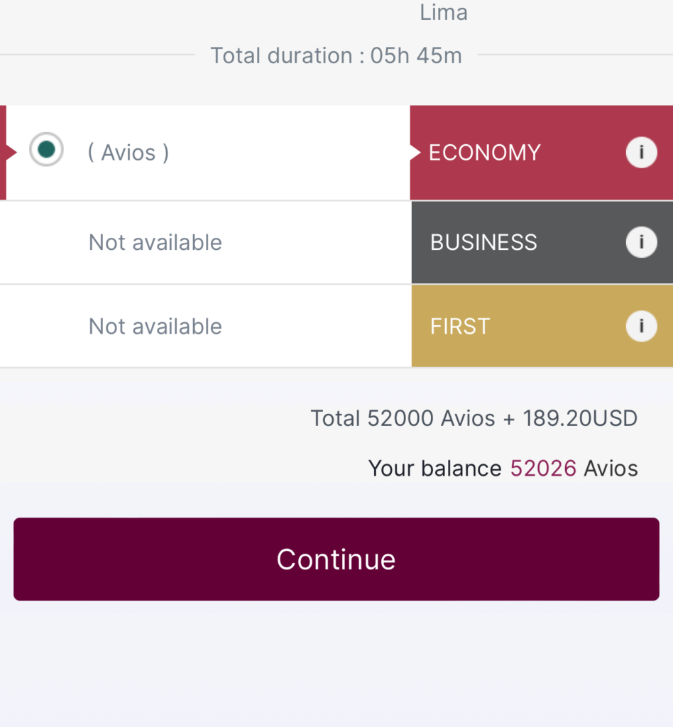 a screenshot of a flight schedule