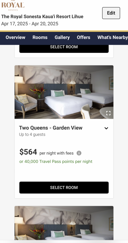 a screenshot of a hotel room