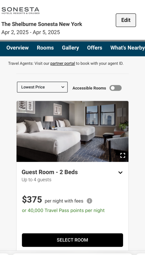 a screenshot of a hotel room