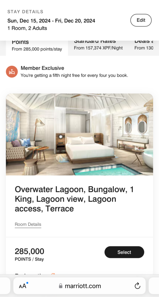 a screenshot of a hotel room