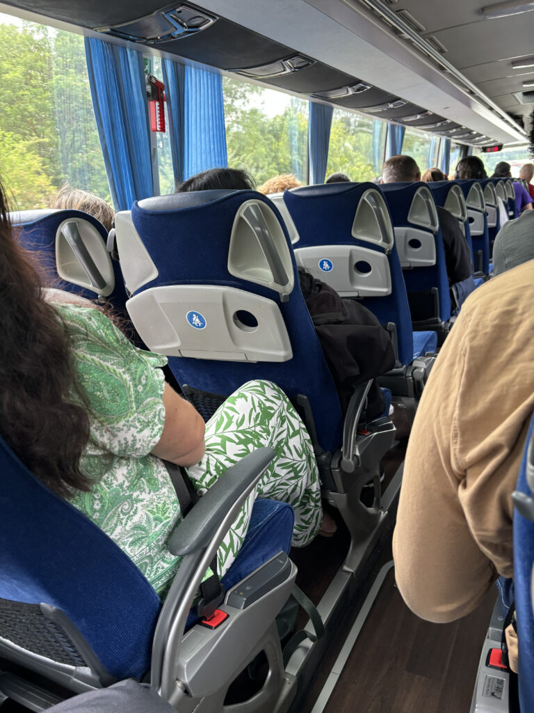 people sitting in a bus