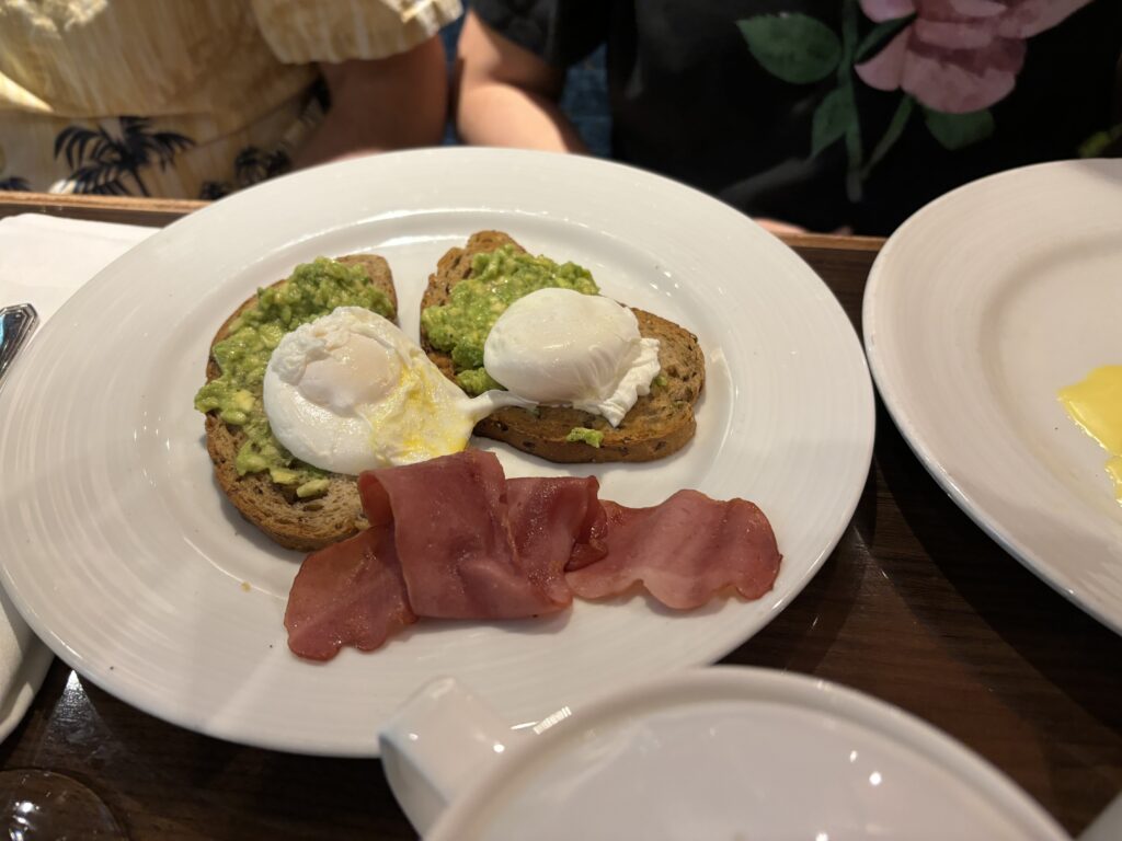 a plate of food on a table