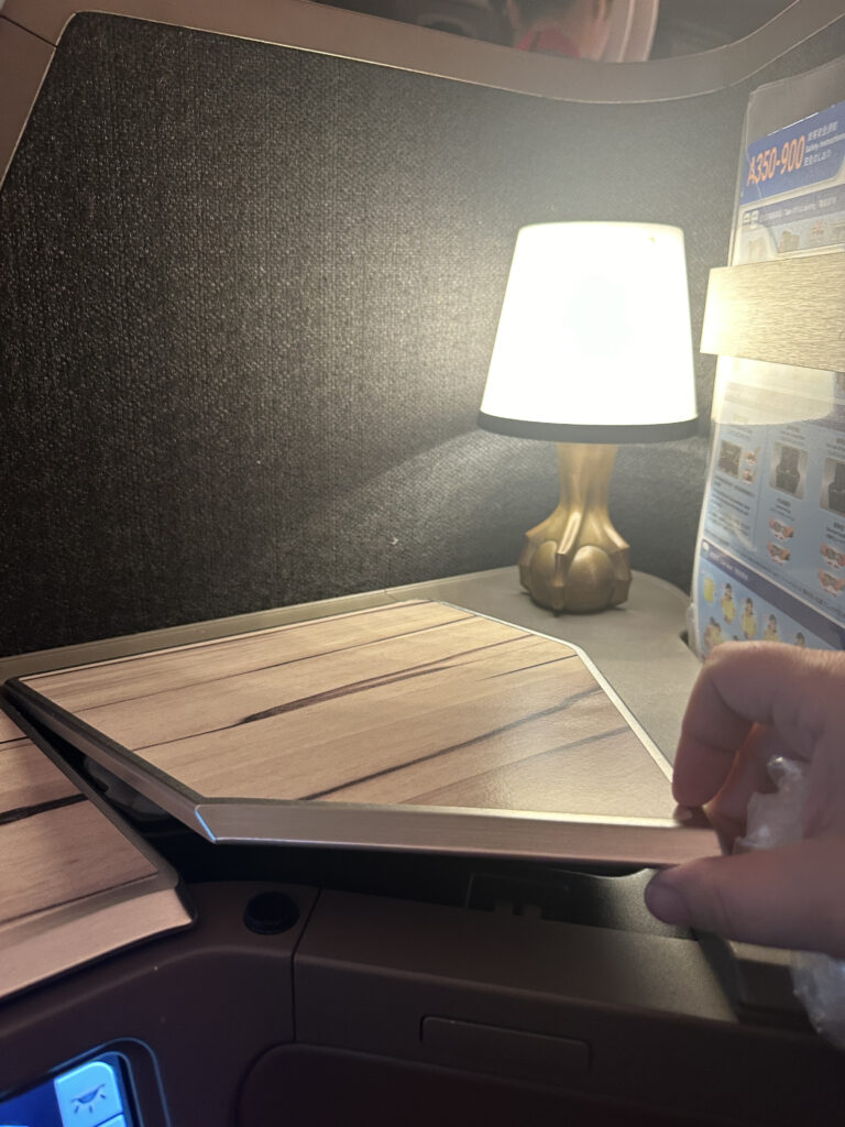 a hand holding a table