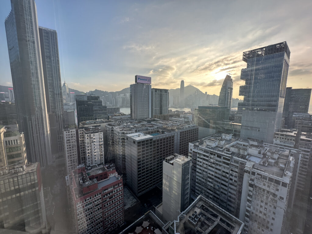 a city with many tall buildings