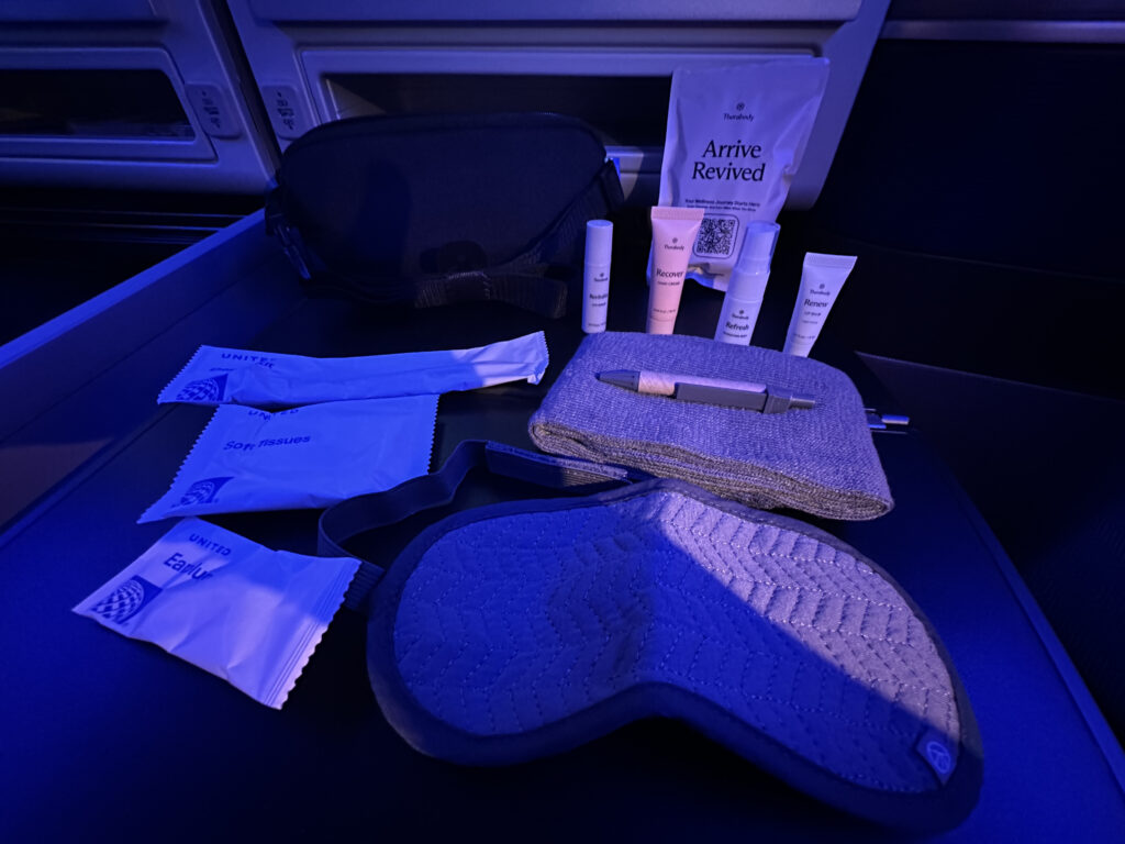 a group of items on a table
