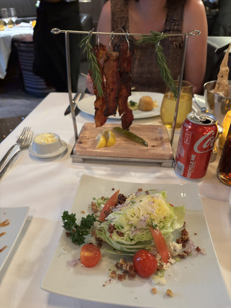 a plate of food on a table